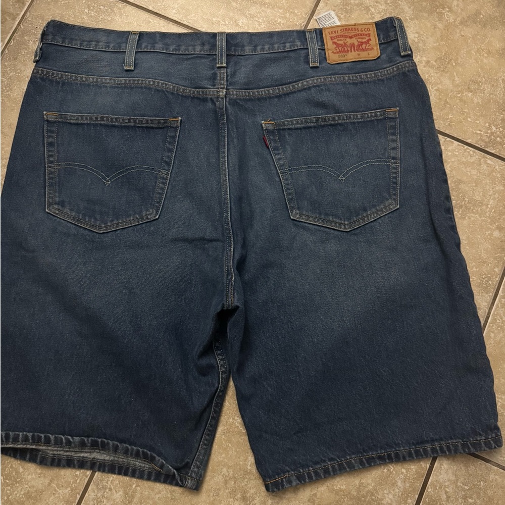 Levi's Men's Dark Blue Jean Shorts